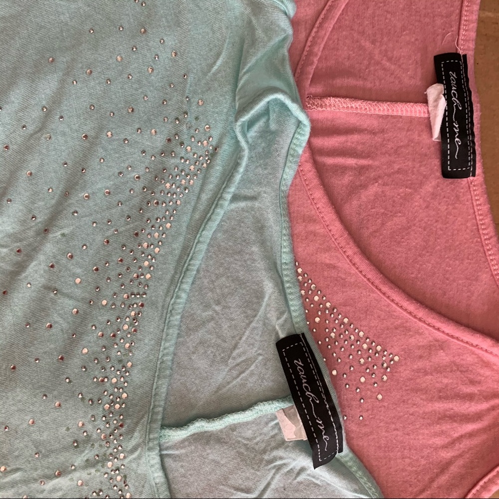 Bundle of two open shoulder tops
